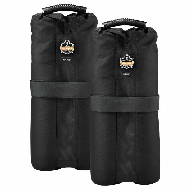 6094 One Size Black Tent Weight Bags - Set of 2 image 1
