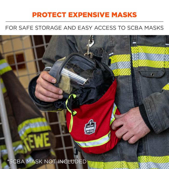 Protects expensive masks. For safe storage and easy access to SCBA masks. 