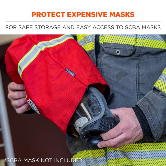 Protects expensive masks. For safe storage and easy access to SCBA masks. SCBA mask not included.