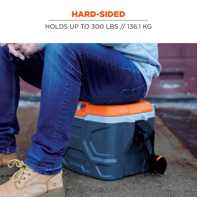 hard-sided: holds up to 300 lbs // 136.1 kg image 4