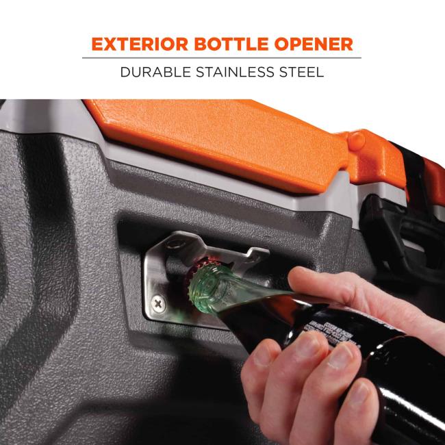 exterior bottle opener: durable stainless steel image 5
