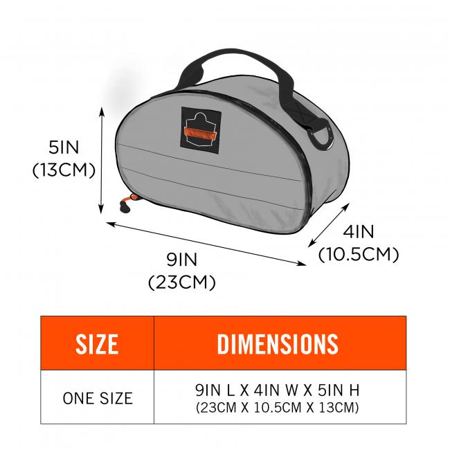 5inch(13cm) height, 9inch(23cm) width, 4.1 inch(10.5cm) length