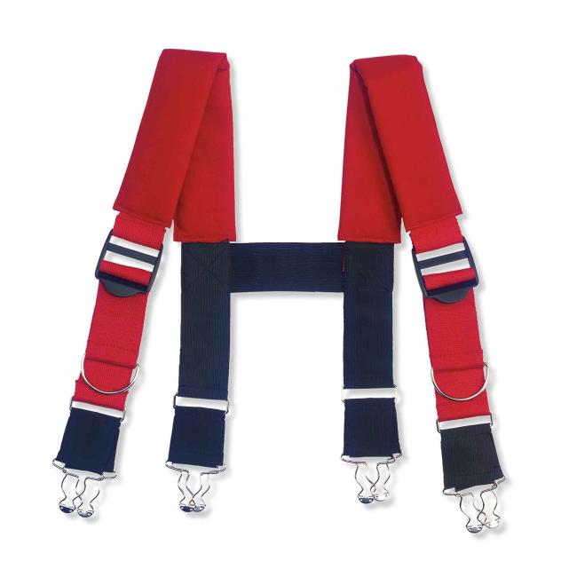 GB5092 30" Red Suspenders-Quick Adj Firefighting Suspenders image 1