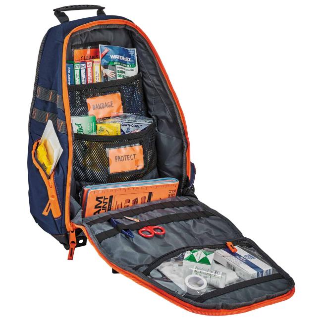 Bag propped
