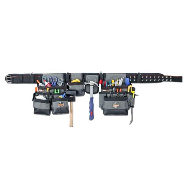 5504 L Gray 34-Pocket Tool Rig-Synthetic Tool Belt image 2