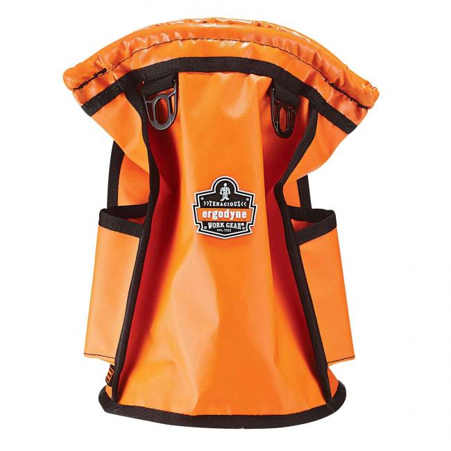 5538 Orange Topped Parts Pouch - Tarpaulin Tool Pouch image 1