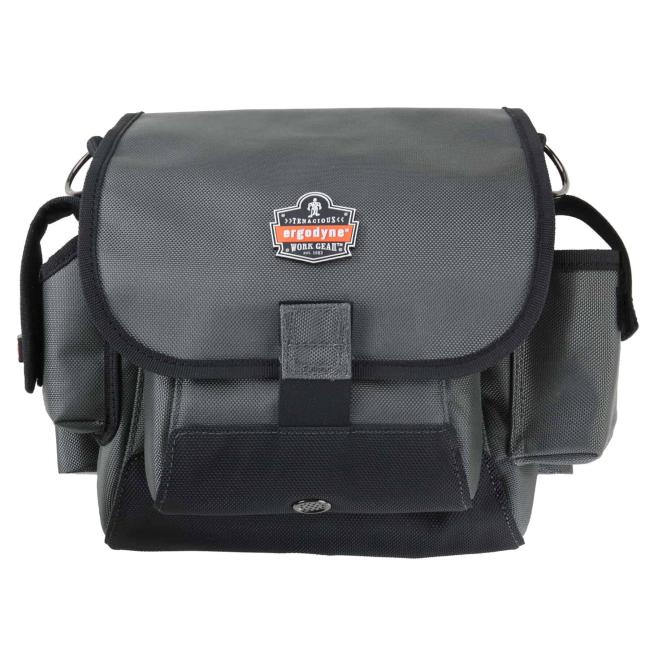 5518 Gray Topped Tool Pouch - Loop Attachment Tool Pouch image 1