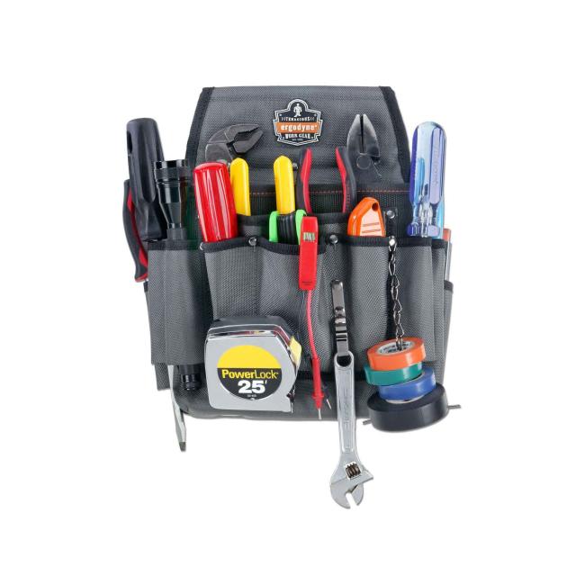 5548 Gray Electrician's Pouch-Synthetic Tool Pouch image 2