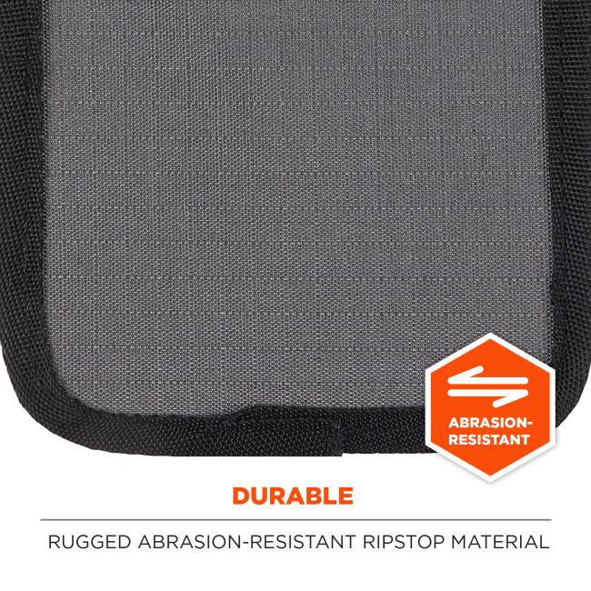 Abrasion resistant and durable: rugged abrasion-resistant ripstop material