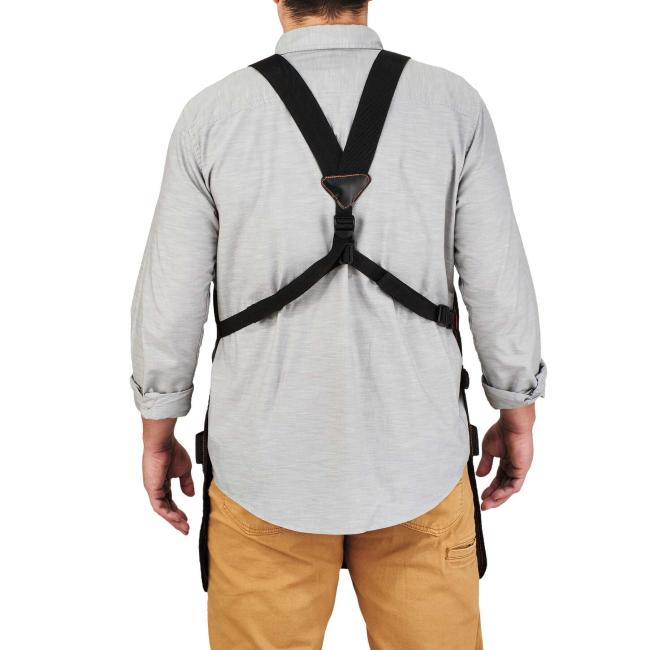 5705 Gray 13-Pocket Full Torso Apron image 8