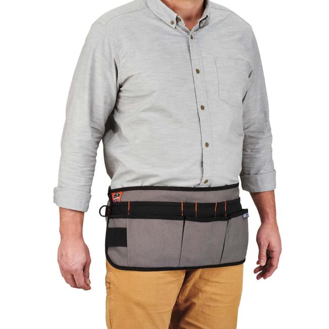 5707 Gray 13-Pocket Waist Apron image 5