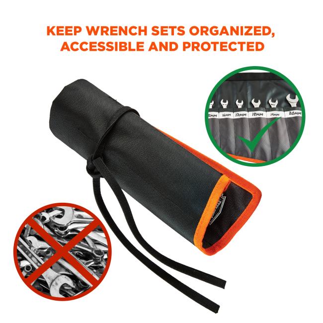 Keep wrench sets organized, accessible and protected.