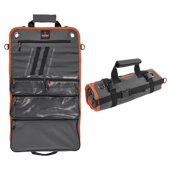 Tool roll up flat and rolled up