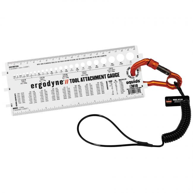 3810 White Tool Attachment Size Chart Guage image 5