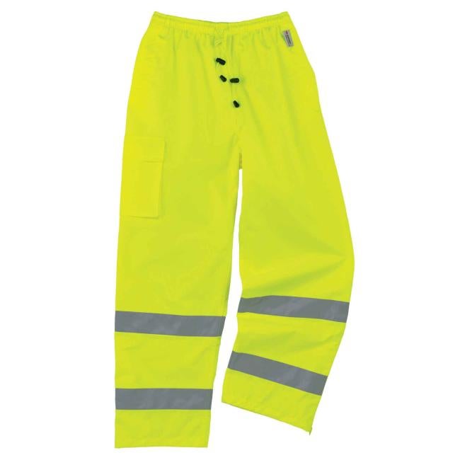 8915 S Lime Class E Rain Pants image 1