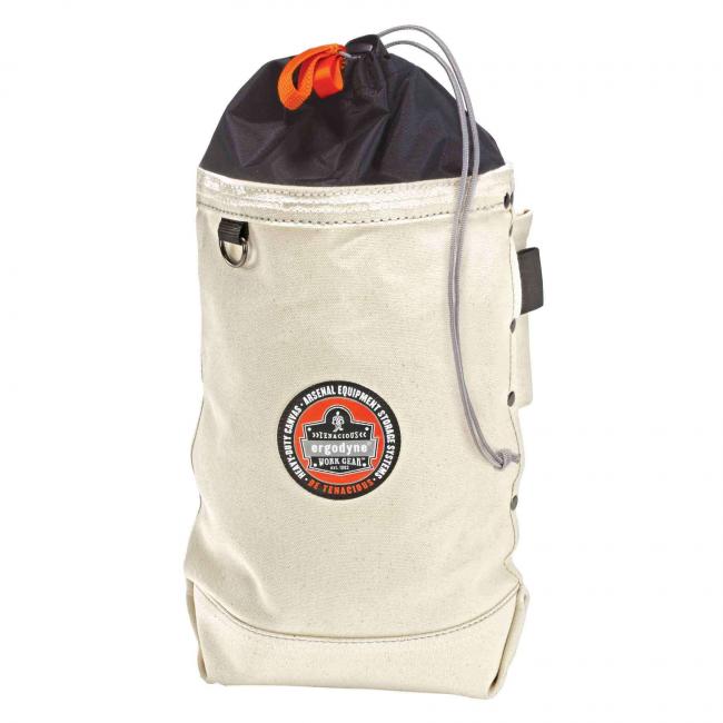 5728 10" x 5" x 13" White Topped Bolt Bag - Tall Tool Bags image 1
