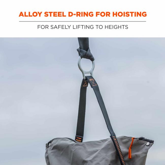 Alloy steel d-ring for hosting: for safely lifting to heights