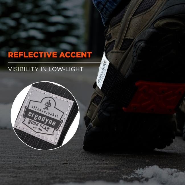 Reflective accent: visibility in low light