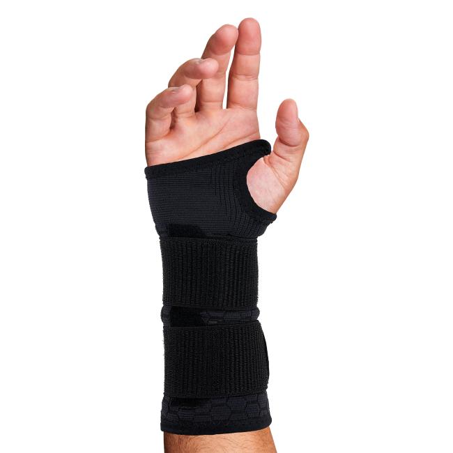 Palm view of wrist support sleeve