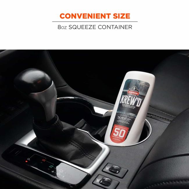 convenient siz: 9oz squeeze container