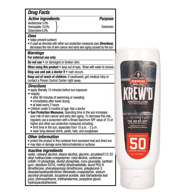 bottle ingredients label
