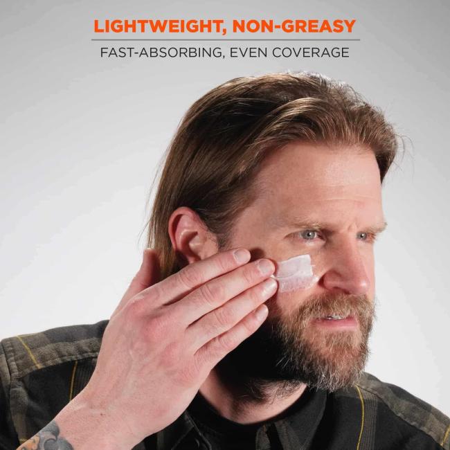 lightweight, non-greasy: fast-absorbing, even coverage