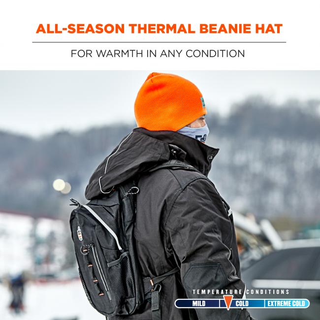 All season thermal beanie hat. For warmth in any condition.