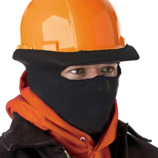 6815  Black Stretch Cap - Full Face hard-hat-liner image 1