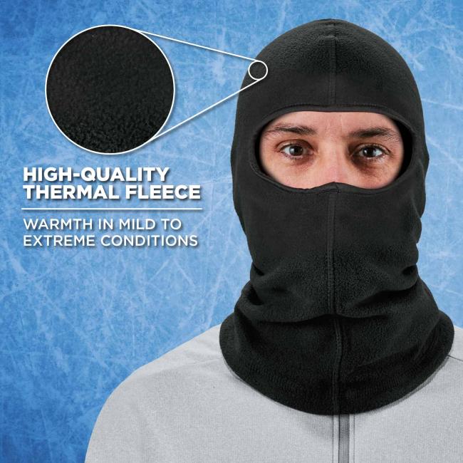 High-quality thermal fleece: warmth in mild to extreme conditions.