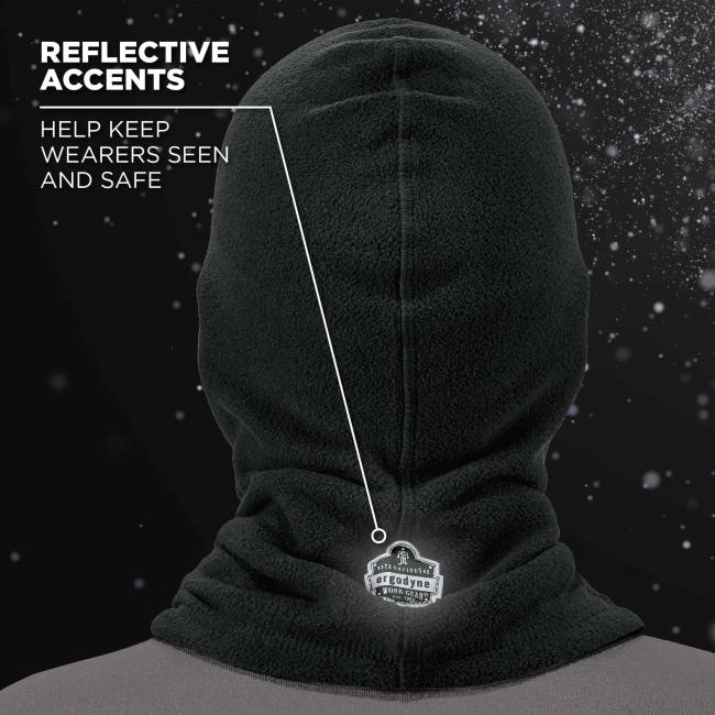 Reflective accents: help keep wearers seen and safe.