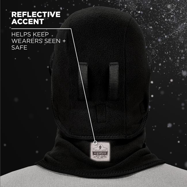 Reflective accent: helps keep wearers seen and safe
