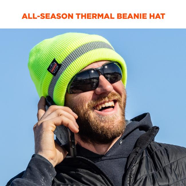 All-season thermal beanie hat