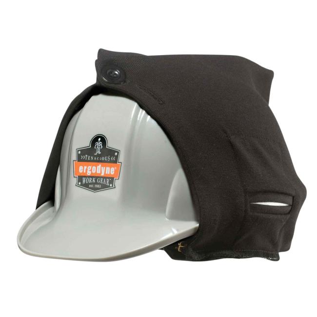 6885 Shoulder Black Two- Way FR Winter Liner Hard Hat Winter Liner image 3