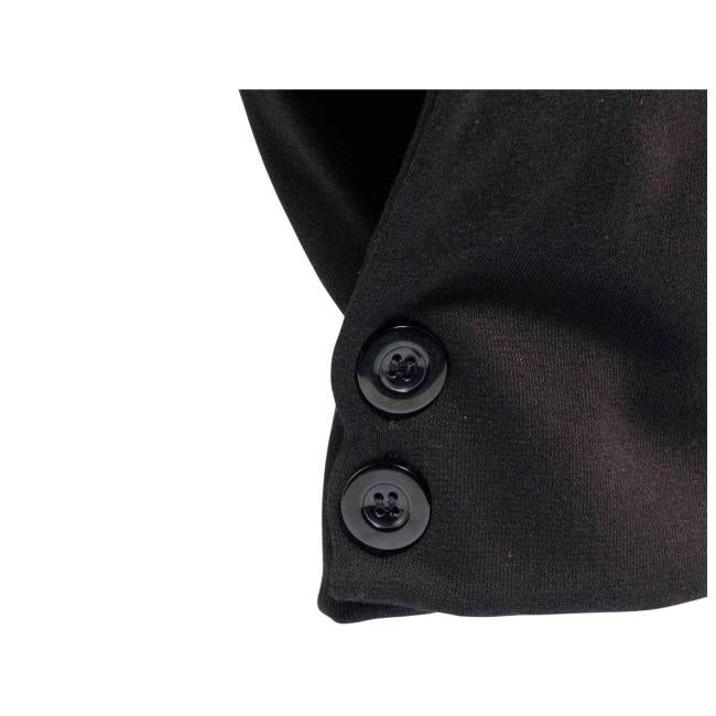 6885 Shoulder Black Two- Way FR Winter Liner Hard Hat Winter Liner image 5