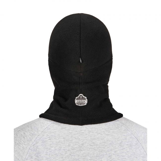 Balaclava on model - face back