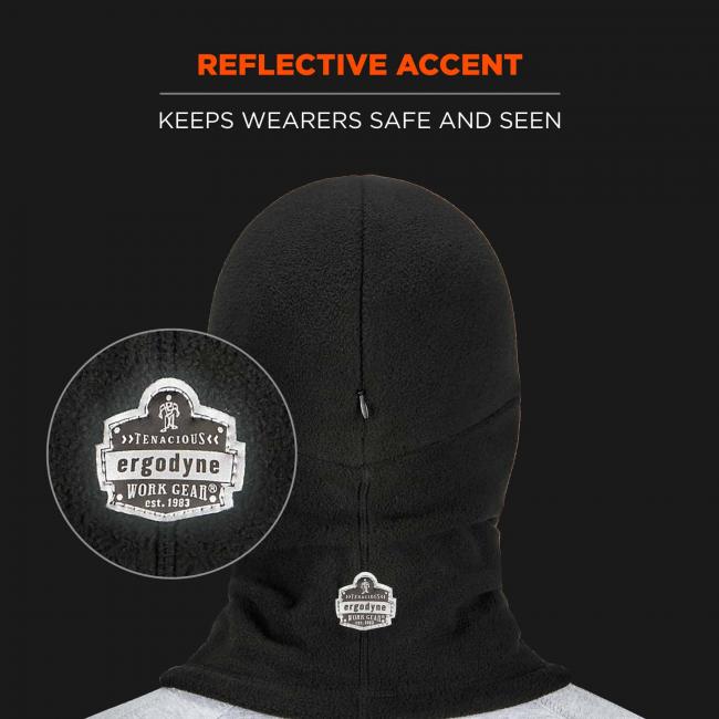 Reflective accent: keeps wearers safe and seen. 
