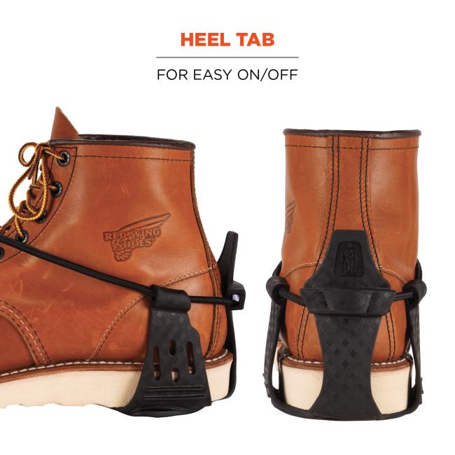 Heel tab: For easy on/off