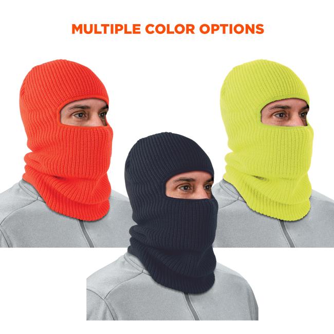 Multiple color options: orange, lime and navy