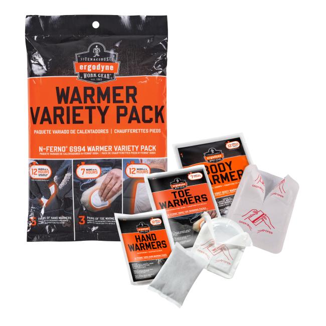 Body warmer variety pack.