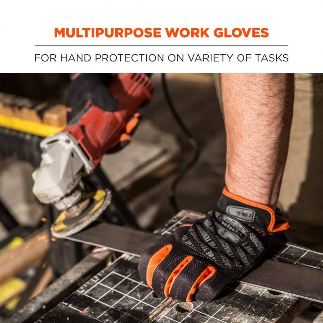 Multipurpose work gloves: for hand protection on variety of tasks