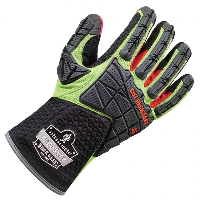 925CR6 S Lime Performance DIR Gloves + Cut Resistance  image 1