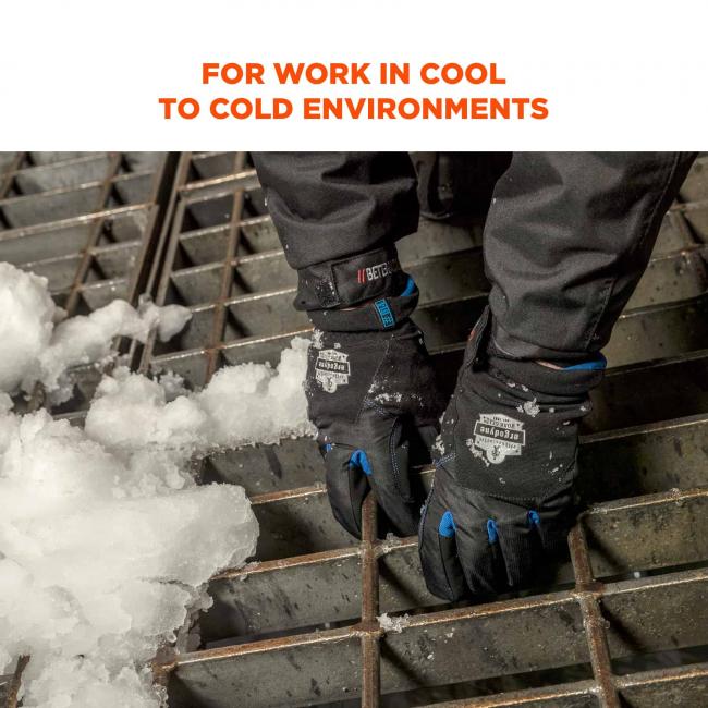 For work in cool to cold environments