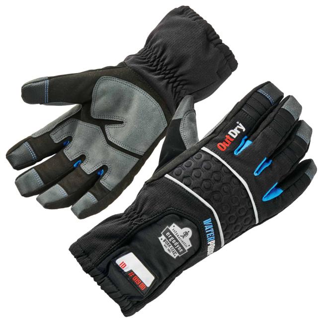 819OD S Black Extreme Thermal Waterproof Gloves with OutDry image 1