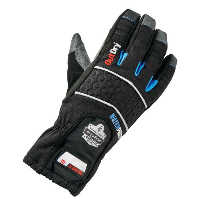 819OD S Black Thermal Waterproof Gauntlet Gloves w/ OutDry image 1