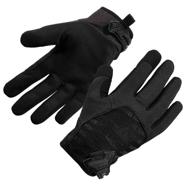 Front and back of gloves