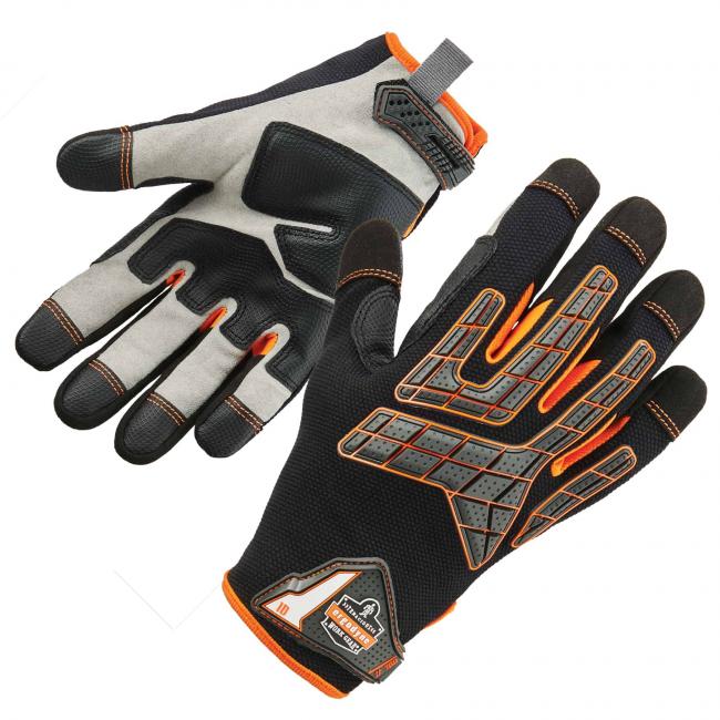 760 M Black Impact-Reducing Utility Gloves image 1