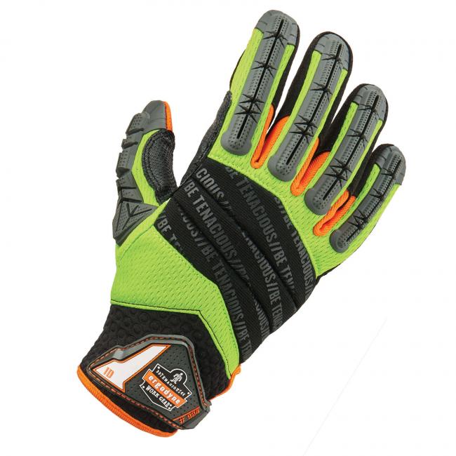 924 S Lime Hybrid DIR Gloves image 1