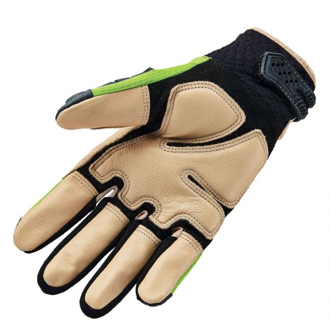 924LTR S Lime Hybrid Dorsal Impact-Reducing Gloves image 2