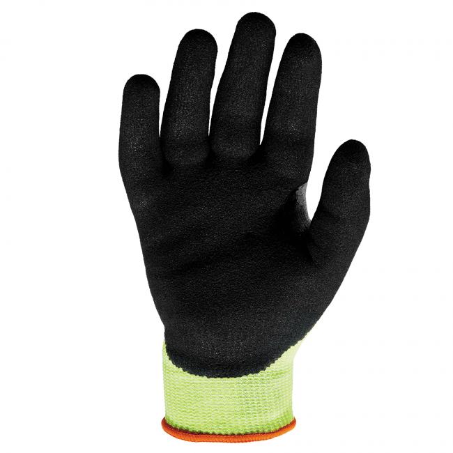 Level 4 Cut Resistant Gloves, Hi-Vis, Nitrile-Coated | Ergodyne