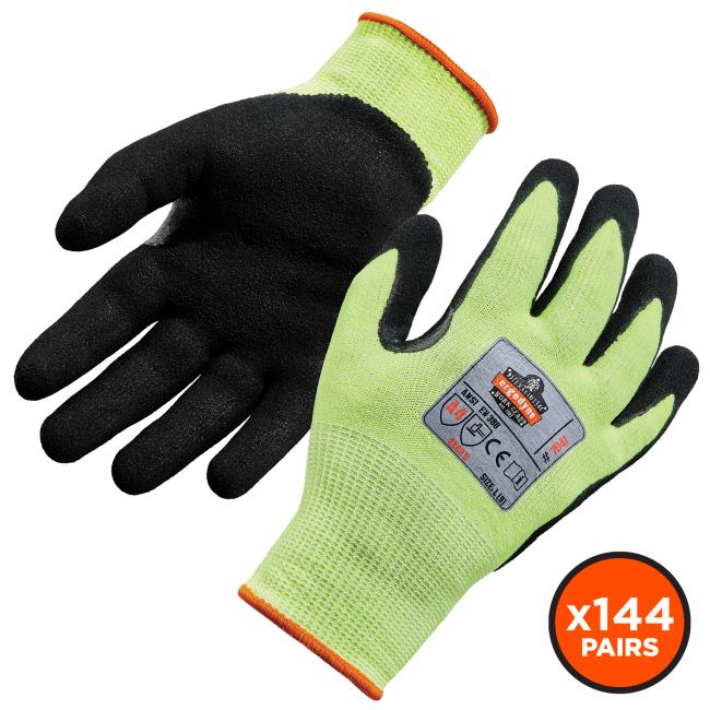 front and back of gloves - x144 pairs